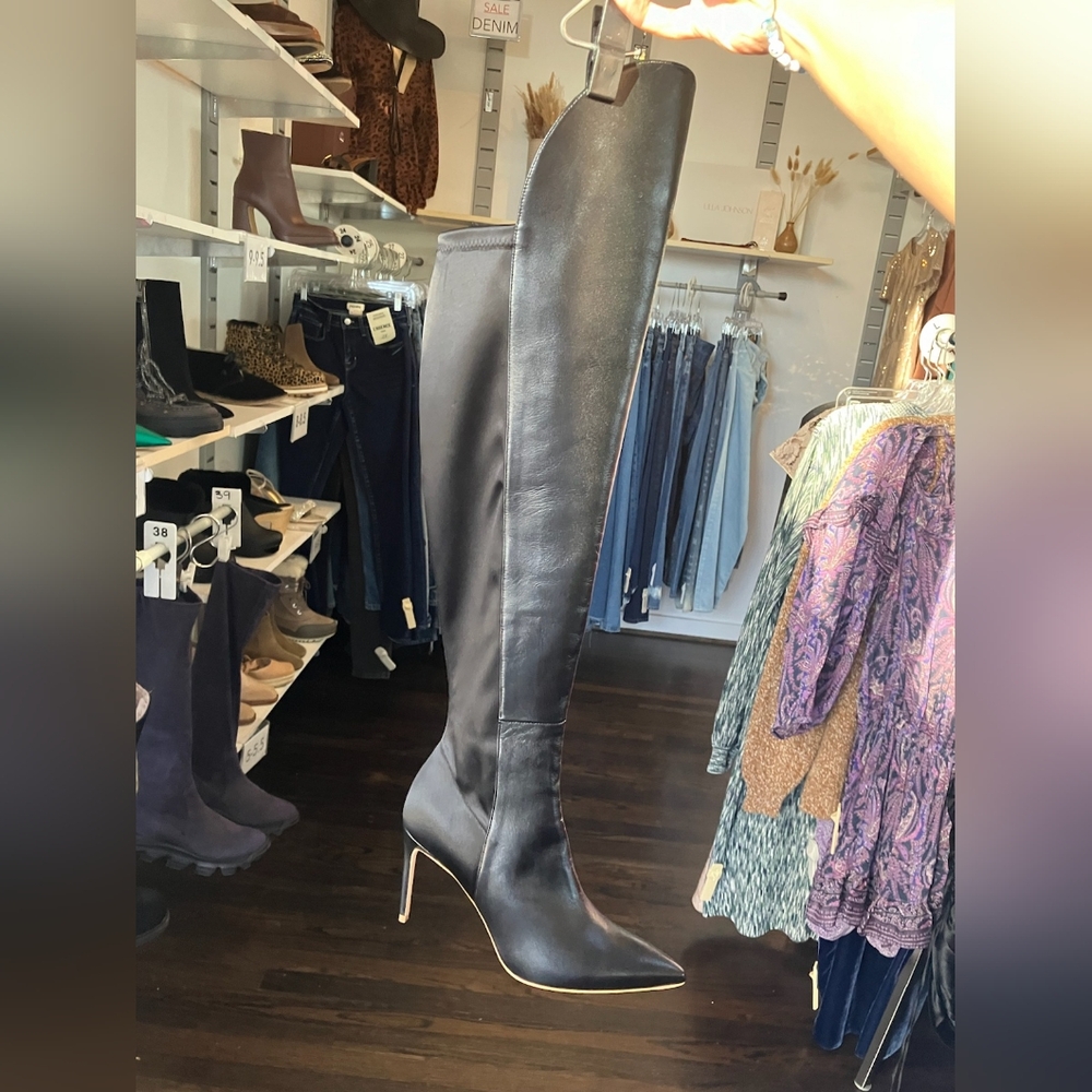 Sz 6 NIB $1795 Souliers Martinez over the knee boots